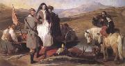 Sir Edwin Landseer Royal Sports on Hill and Loch (mk25 Sweden oil painting artist